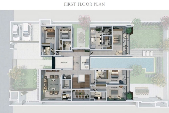 Luxurious 7-Bedroom Villa with Private Beach Access in Zunairah Image 7